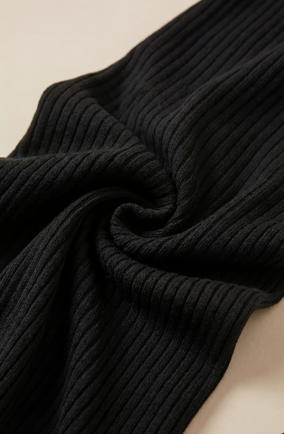 LIMITED RIBBED FLARED JUMPSUIT